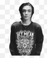 Andy Biersack Black Aesthetic Png Image - Teenage Andy Biersack,Andy Biersack Png