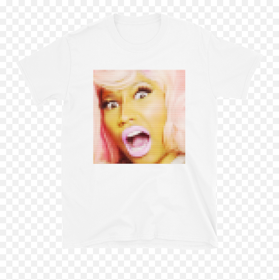 Nicki Minaj - Brick Pop Art Unisex Tshirt Blond Png,Nicki Minaj Transparent