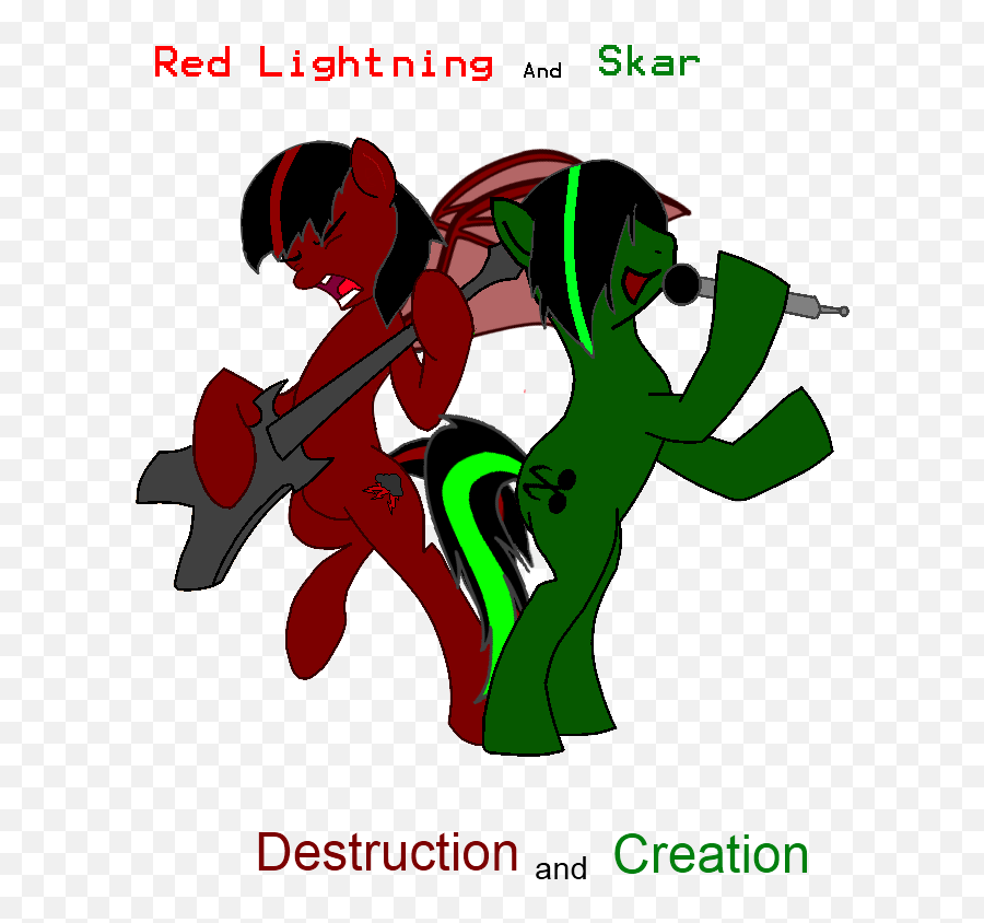 Skar And Red Lightning Rockinu0027 Outsong Art Cover - Visual Illustration Png,Red Lightning Png