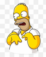 Telegram Sticker 14 From Collection Homer Simpson - png