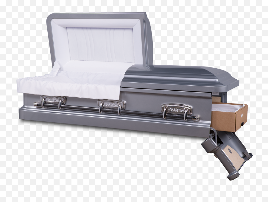 Cadence Round End Metal Ceremonial Rental Casket One - Rental Casket Png,Casket Png