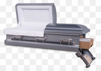 Cadence Round End Metal Ceremonial Rental Casket One - Rental Casket Png,Casket Png