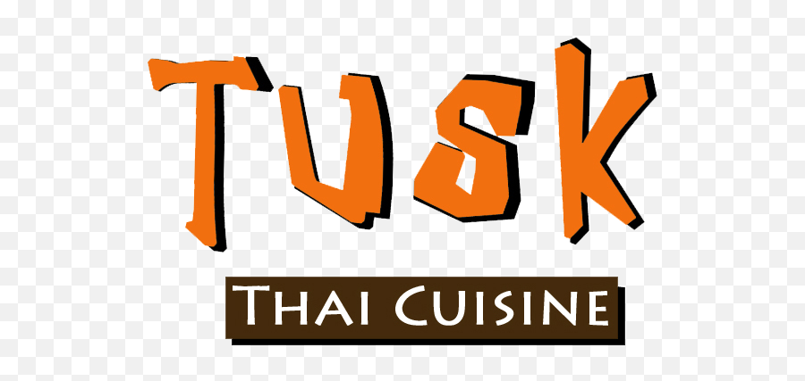 Menu U2014 Tusk Thai Cuisine - Vertical Png,Tusk Png