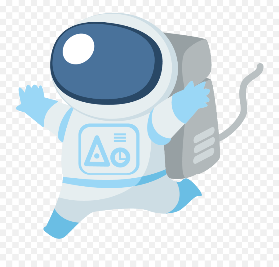 Drawing Area Space Technology - Beddinginn Cute Astronaut In Astronaut Cartoon Transparent Background Png,Astronaut Transparent Background