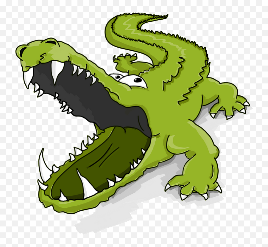 Cartoon Crocodile Clipart Free Download Transparent Png - Crocodile Open Mouth Cartoon,Crocodile Transparent