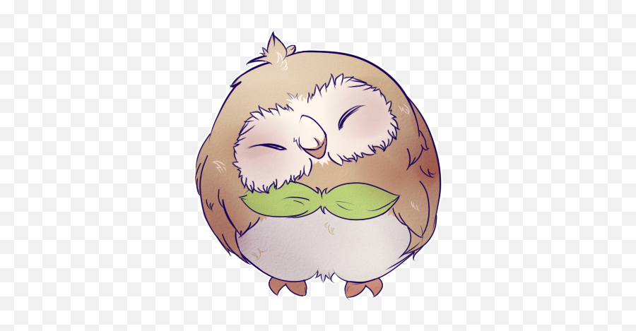 Rowlet By Liirah - Happy Png,Rowlet Png