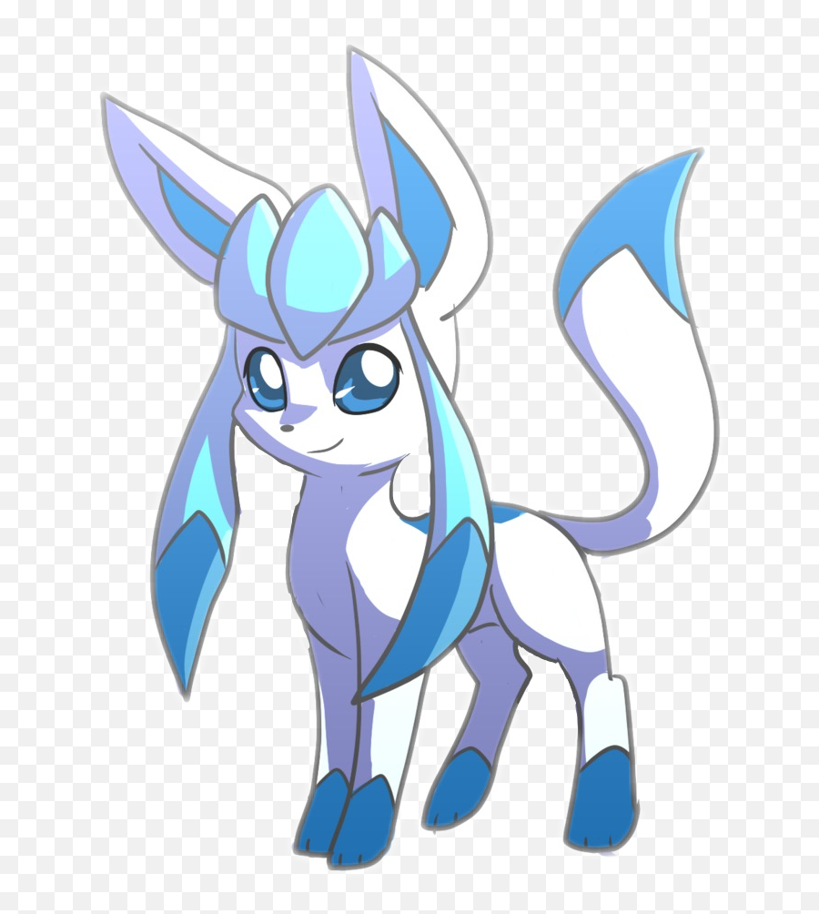Glaceon Png - Transparent Shiny Glaceon,Glaceon Transparent