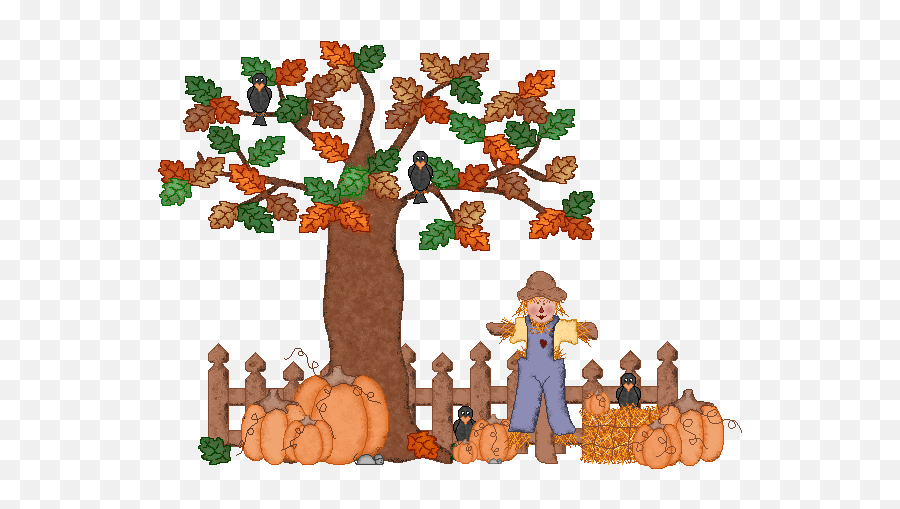 Scarecrow Clipart - Autumn Season Gif Clipart Png,Scarecrow Transparent