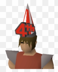 4th Birthday Hat - Runescape Png,Birthday Hats Png