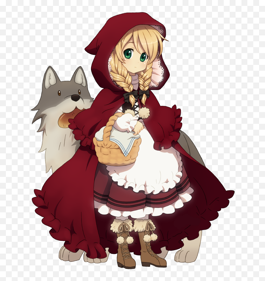Littleredridinghood Storybook Anime Animegirl Png Cuteg - Red Riding Hood Drawing,Cute Anime Png