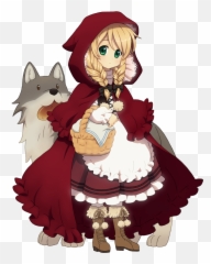Littleredridinghood Storybook Anime Animegirl Png Cuteg - Red Riding Hood Drawing,Cute Anime Png