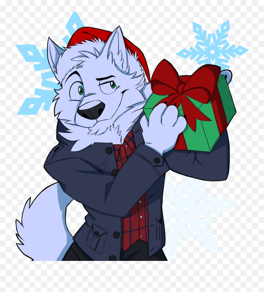Art - Wolf Christmas Furries Art Png,Furry Wolf Icon