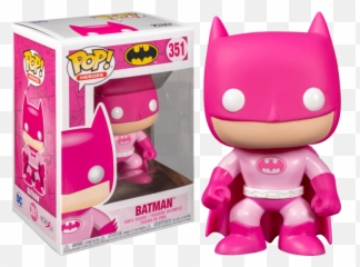 Batman - Batman Breast Cancer Awareness Pop Vinyl Figure Funko Batman Cancer Png,Dc Icon Action Figures