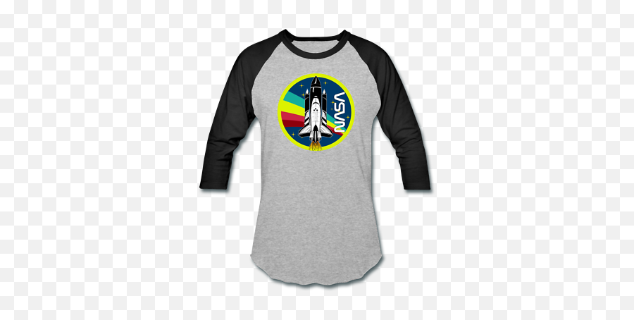 Nasa Retro Vintage Rainbow Rocket Badge 80u0027s Baseball T - Shirt Ebay Png,80s Icon Couples