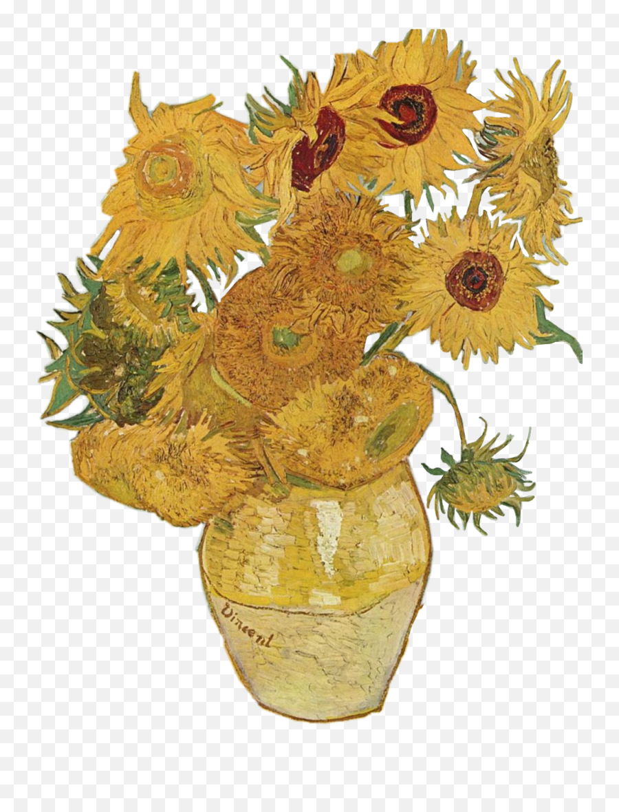 Scsunflower Sunflower Flower Png Aesthetic Tumblr Freet - Vincent Van Gogh,Flowers Png Tumblr