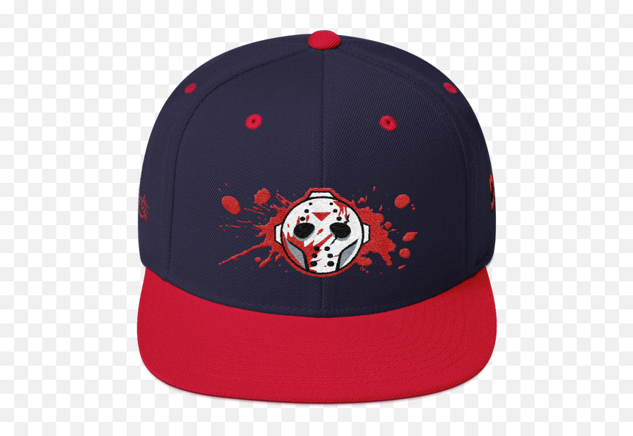 Voorhees Blood Mask High Profile Snapback Hat - Baseball Cap Png,Jason Voorhees Icon