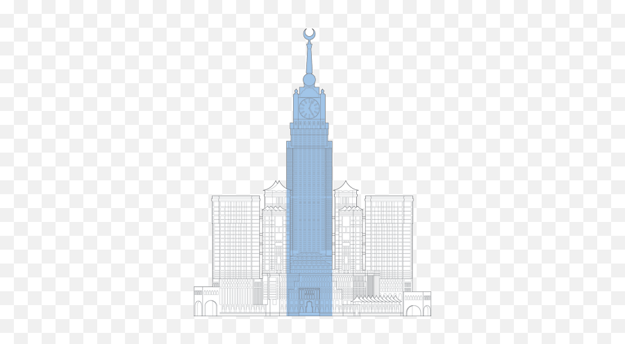 Abraj Al - Bait Endowment Complex The Skyscraper Center Makkah Royal Clock Tower Drawing Png,Skyscrapers Png