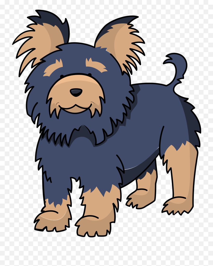 Library Of Cute Little Yorkies Climbing Png Jpg Transparent - Png Yorkshire Terrier Cartoon,Climbing Png