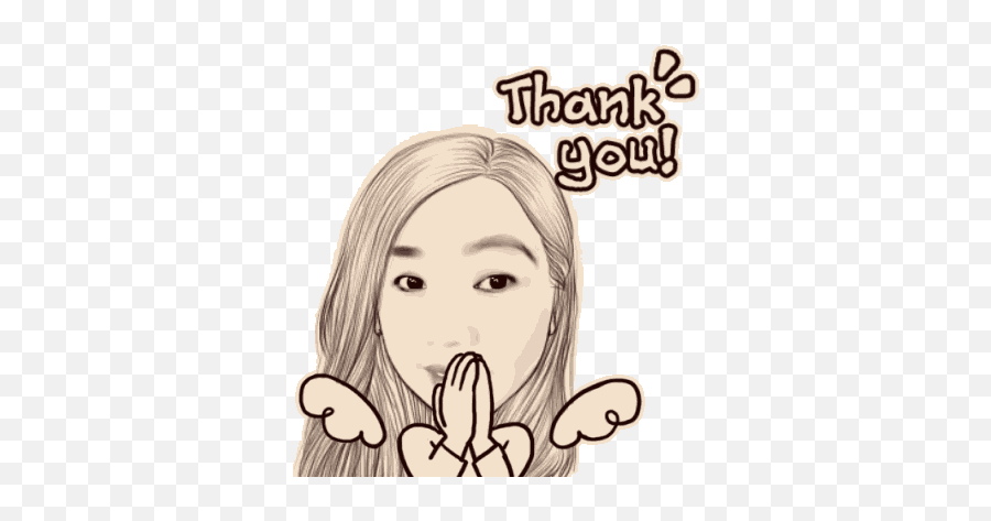 Sheryll Thank You Sticker - Sheryll Thank You Discover Background Powerpoint Thank You Gif Png,Madelaine Petsch Icon