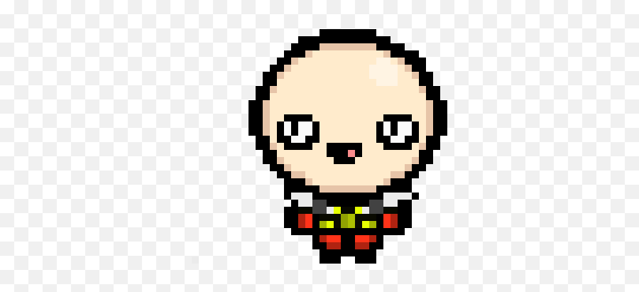 One Punch Man Pixel Art Maker - Lost Binding Of Isaac Png,One Punch Man Logo Png