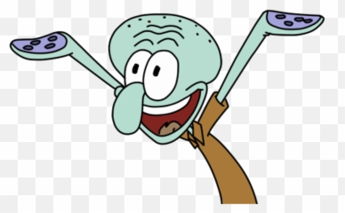 Comment Picture - Handsome Squidward Full Size Png Clip Art,Squidward ...