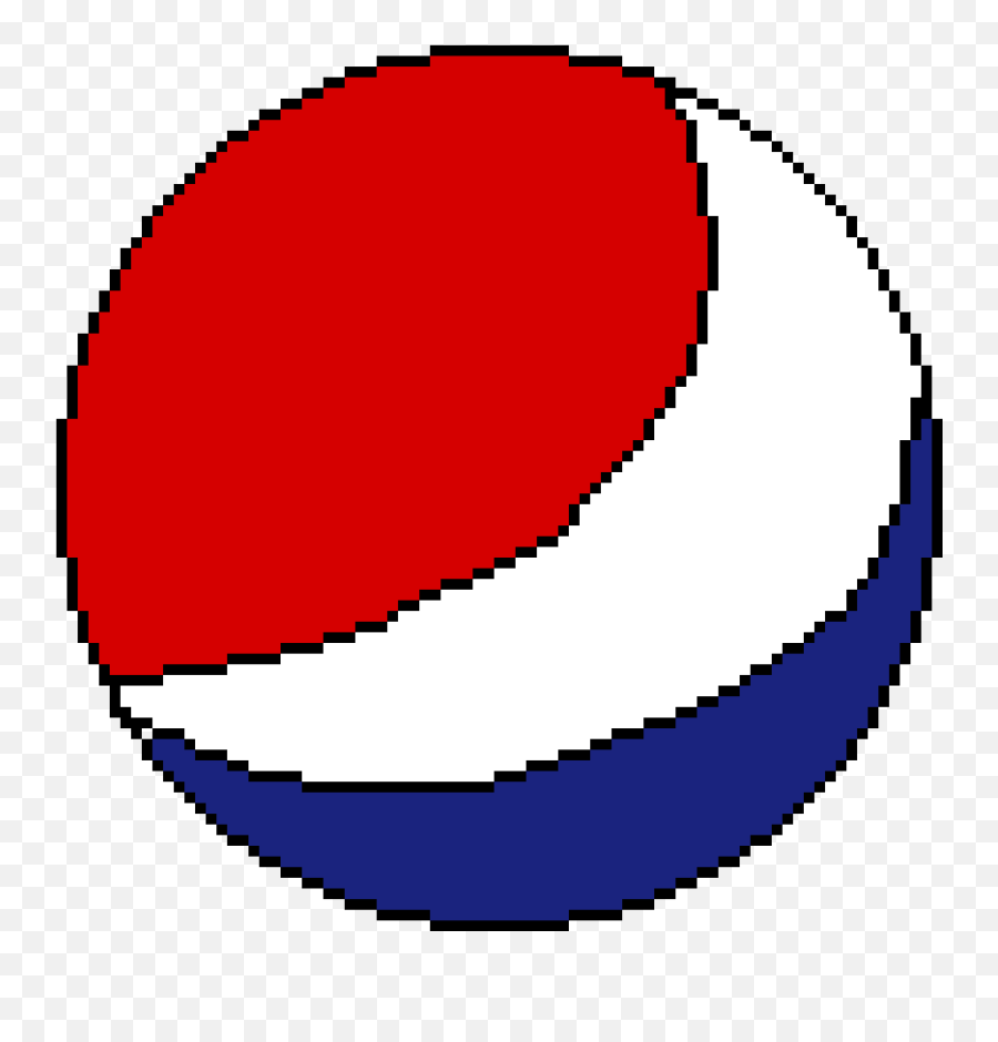 Pixilart - Pepsi Logo By Dricicle Circle Pixel Art Png,Pepsi Logo Images