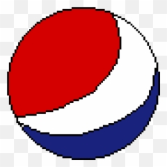 Pixilart - Pepsi Logo by DrIcicle Circle Pixel Art png
