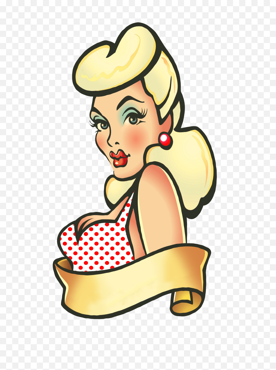 Black Hair Bettie Bang Paige Style - Pin Up Tattoo Designs Png,Black Girl Png
