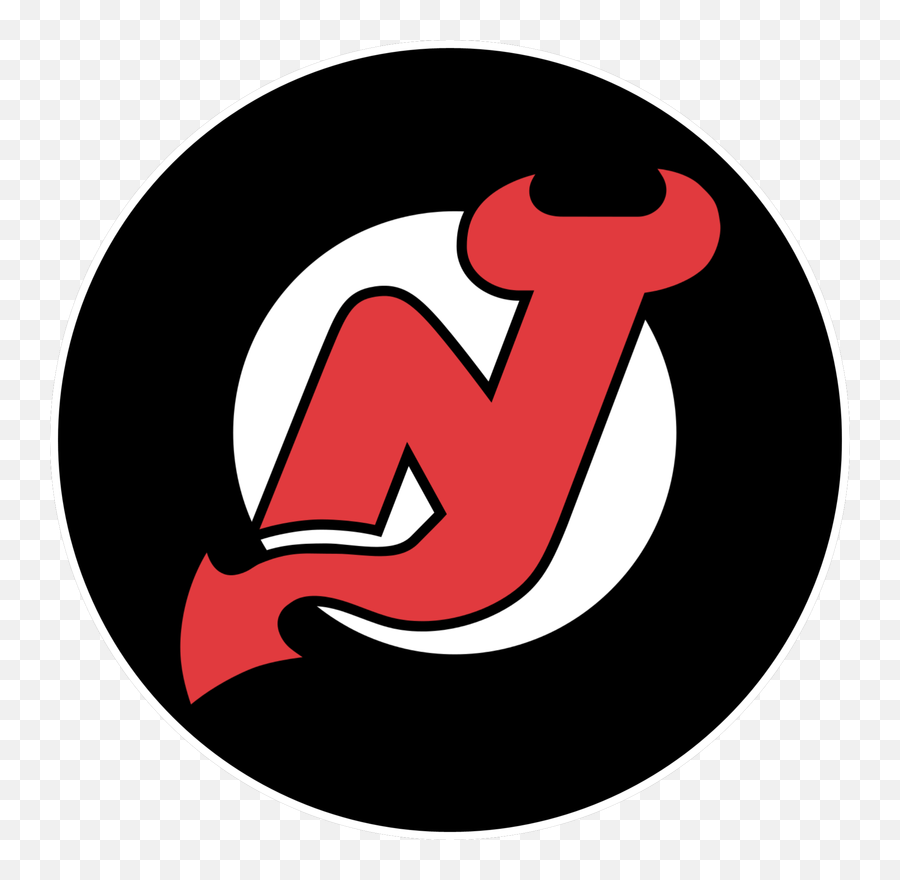 Washington Capitals - New Jersey Devils Logo On Black Png,Washington Capitals Logo Png