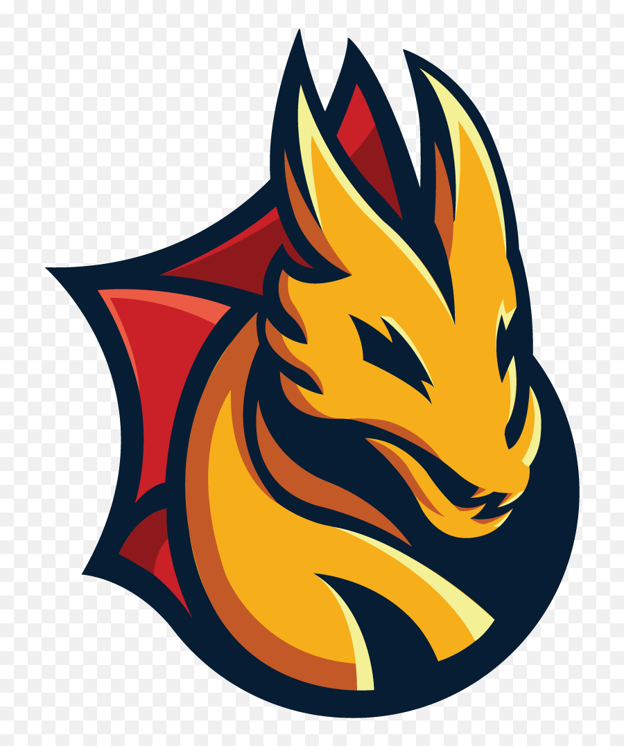 Gold Dragon Logo Png - Mascot Logo Dragon Png,Dragon Logos