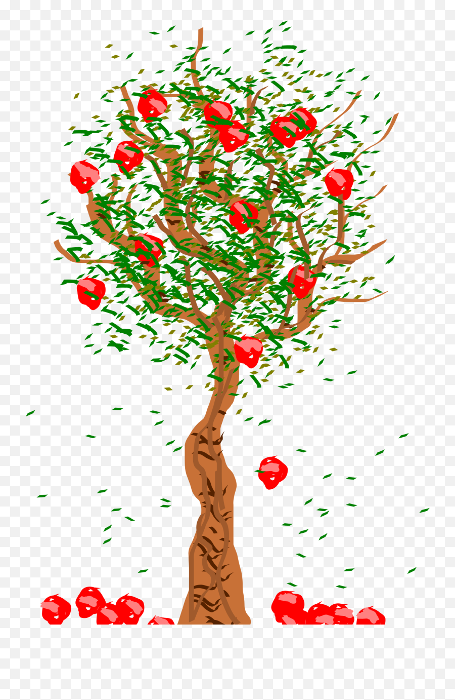 Library Of Free Jpg Apple Tree Png Files Clipart Art 2019 - Apple Falling From Trees,Fall Clipart Png
