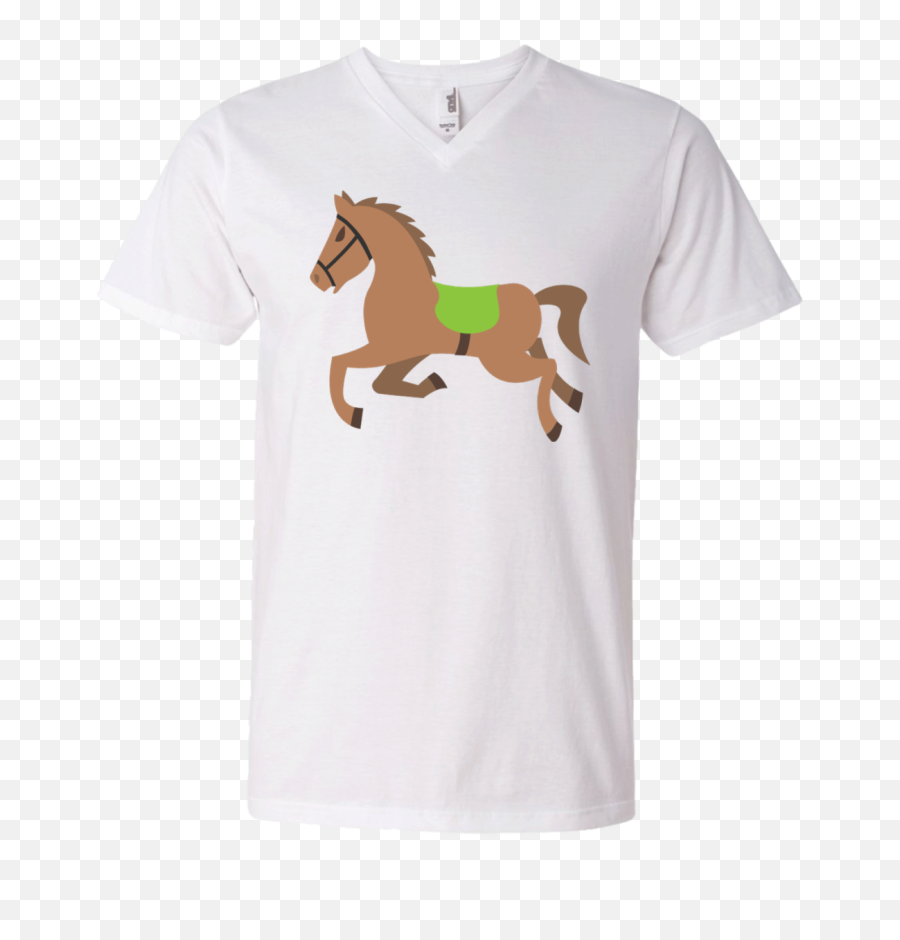 Horse Face Emoji Mens V - Horse Png,Horse Emoji Png
