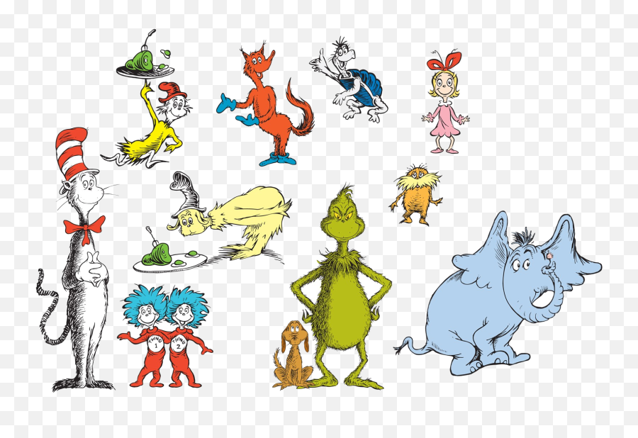 Top Five Dr Seuss Characters Png Dr Seuss Book Characters Dr Seuss Png Free Transparent Png Images Pngaaa Com - suess world roblox