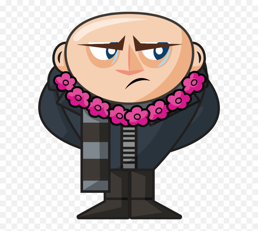 Luau Gru - Minion Moose Mineez Png,Gru Transparent