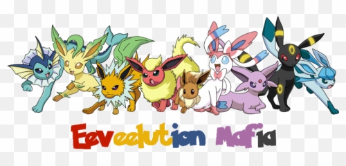 Eevee Evolutions Png Download - Transparent Eevee Evolutions Png,Eevee Png