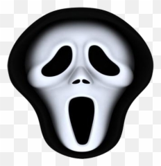 Ghostface Mask The Scream Halloween - Halloween Mask Clipart Png,Ghost Face Png