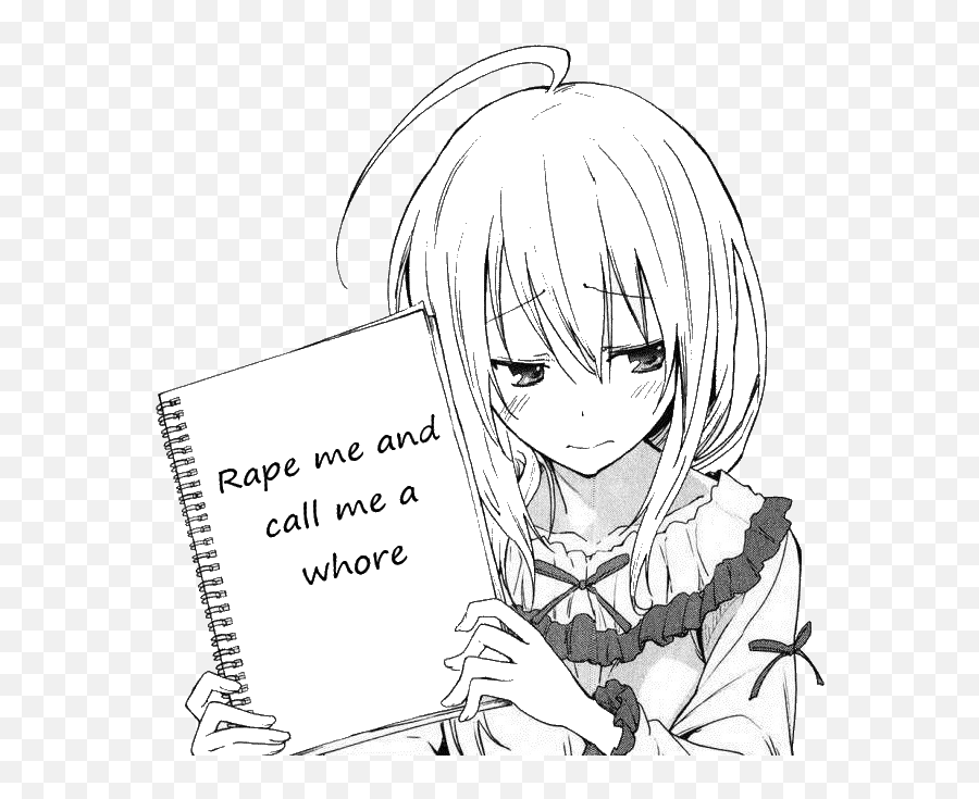 Download Hd View Samegoogleiqdbsaucenao 1516913869495 - Anime Girl Holding Sign Blank Png,Png Img