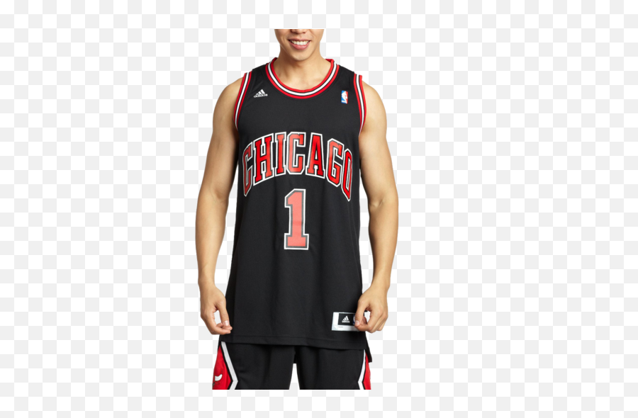 Adidas Chicago Bulls Derrick Rose Replica Basketball Jersey - Chicago Bulls Png,Derrick Rose Png