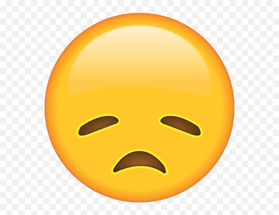 Emoticon Sad Transparent Png - Sad Emoji Transparent Background,Transparent Emojis