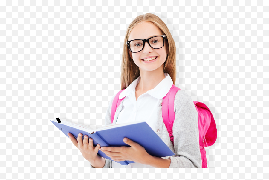 Female Student Png Image For Free Download - Estudiante Con Un Libro,Student Png