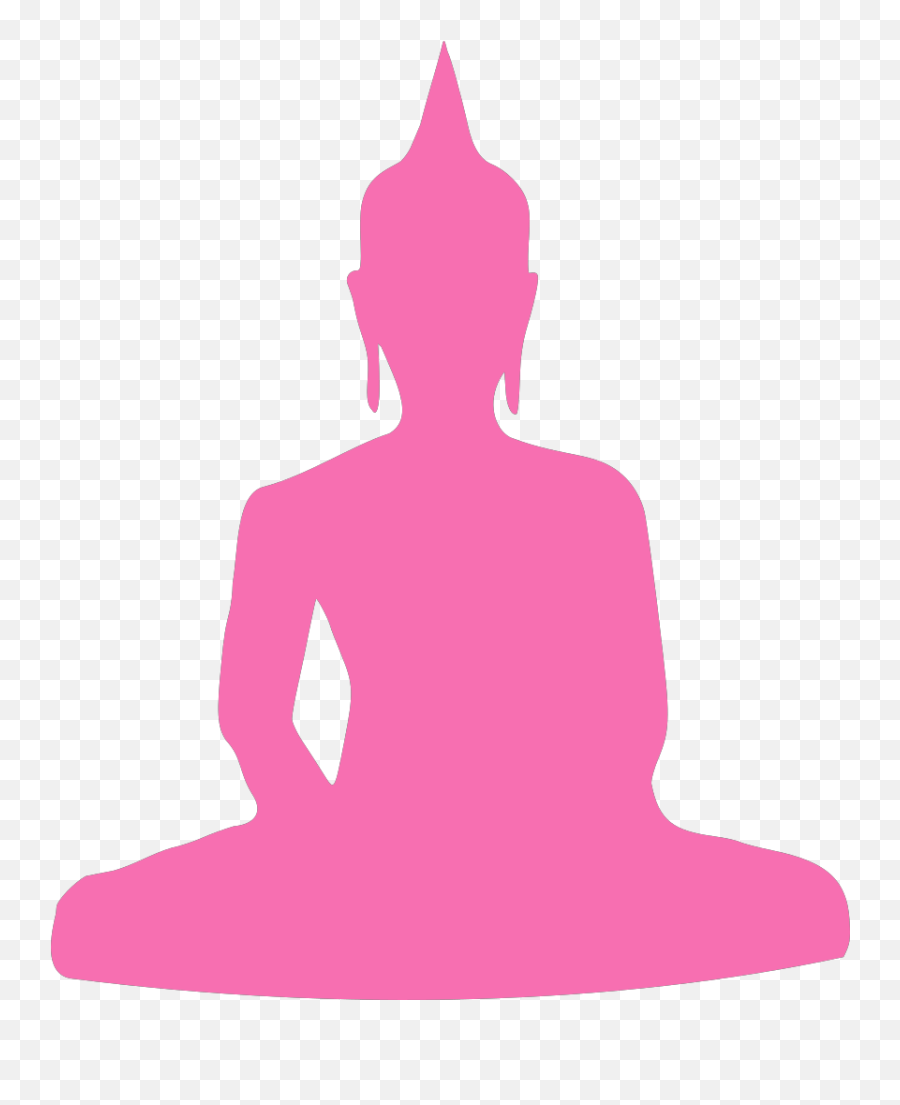 Pink Buddha 4 Png Svg Clip Art For Web - Download Clip Art Buddha Silhouette Png,Buddha Png