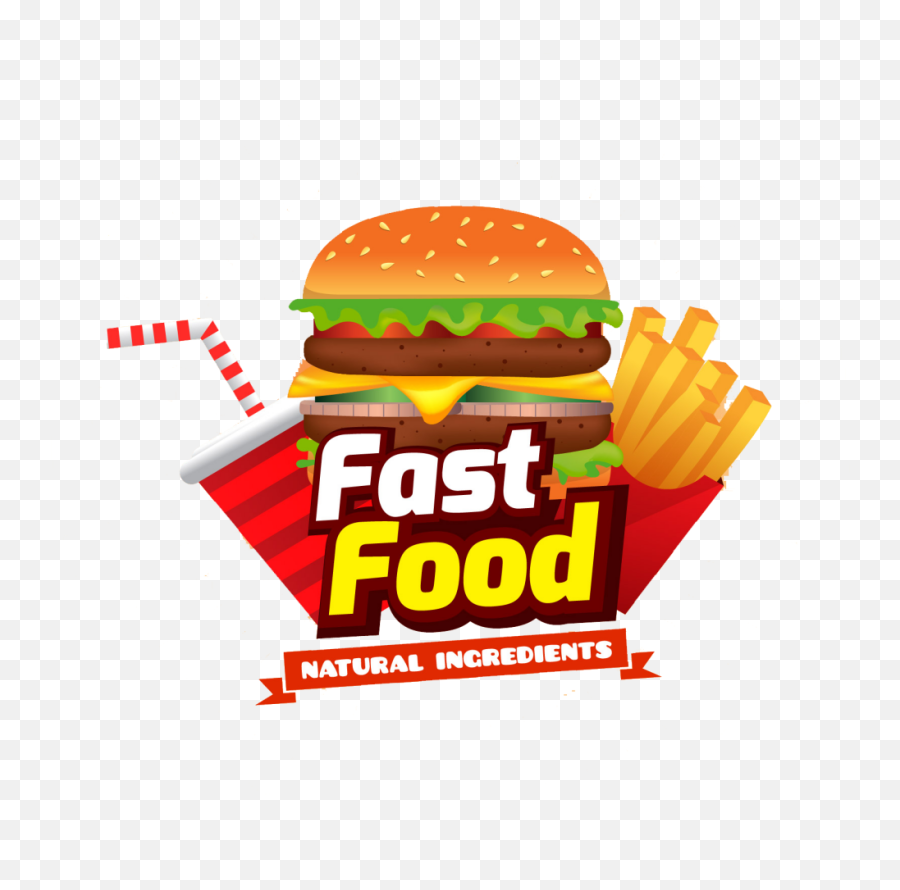 fast food logo vector