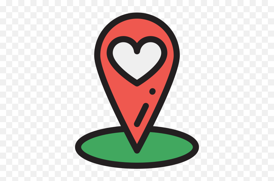 Location Place Wedding Love Heart Map Marker Free Icon - Icon Lokasi Pernikahan Png,Map Marker Png