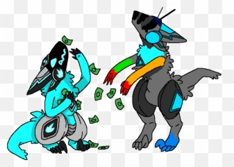 Pixilart - itu0027s raining MONEY by pikakiju Fictional Character png