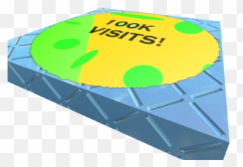 Badge Giver For 100k Visits Wii Sports Resort Sw - Roblox Triangle png