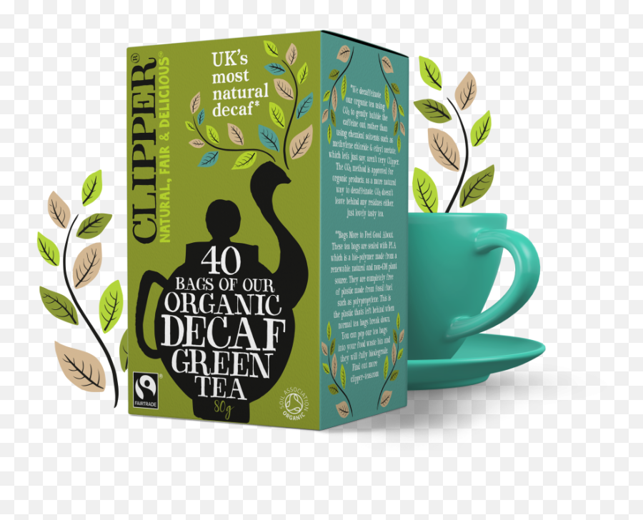 Organic Fairtrade Decaf Green Tea U0026 Jasmine - Clipper Teas Clipper Teas Png,Tea Transparent