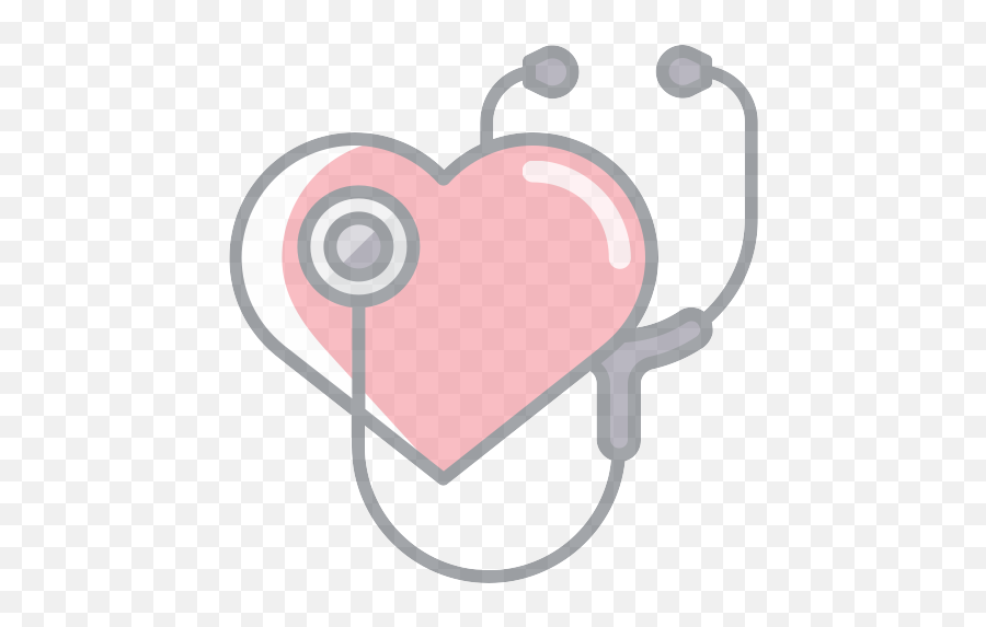 Pink Heart Stethoscope For Valentines Day - 512x512 Pink Stethoscope Transparent Png,Stethoscope Transparent