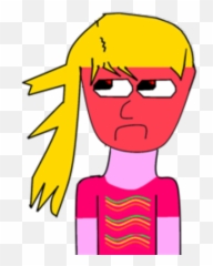 Angry Person Who Just Woke Up Drawing - Roblox Dot png