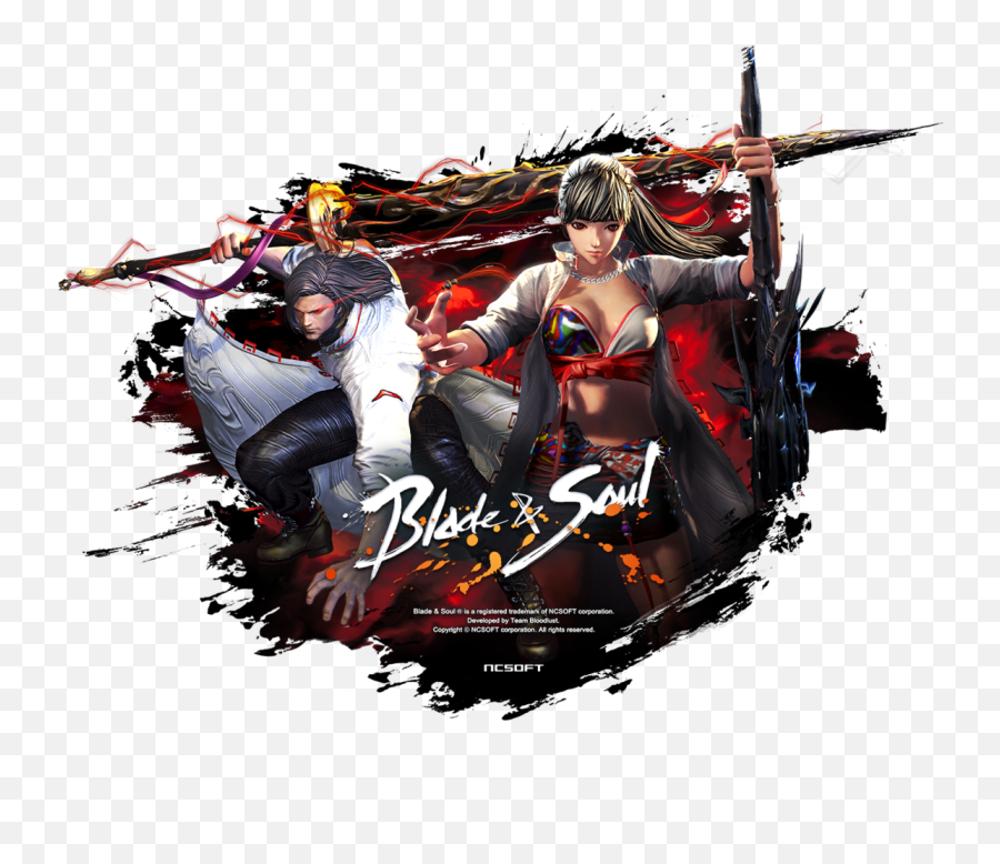 Download Blade And Soul Warrior New Class Update Splash Png - Blade And Soul Png,Soul Png