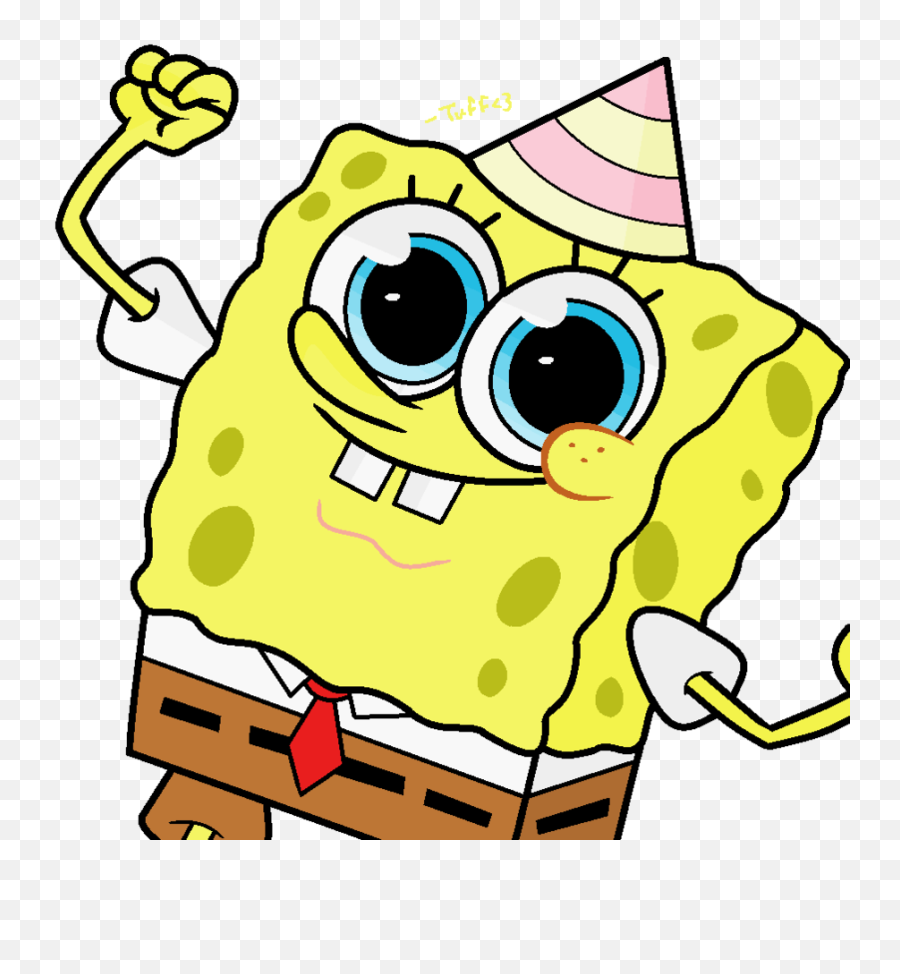 Birthday Hat Clipart Spongebob - Spongebob Happy Birthday Spongebob Happy Birthday Png,Happy Birthday Hat Png